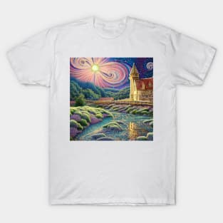 Circle of Colors Rustic Landscape T-Shirt